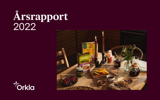 Thumbnail Orkla Annual Report 2022