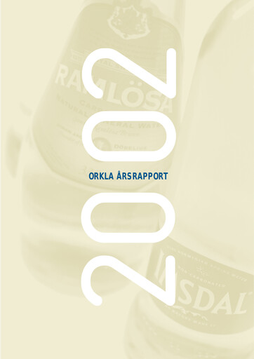 Thumbnail Orkla Annual Report 2002