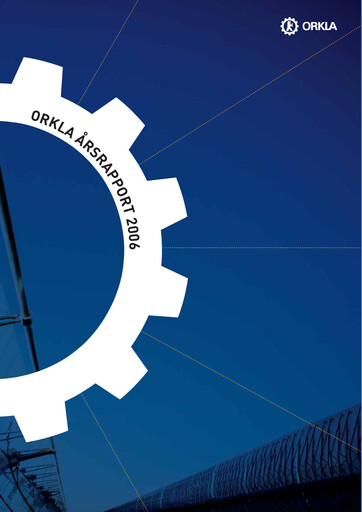 Thumbnail Orkla Annual Report 2006