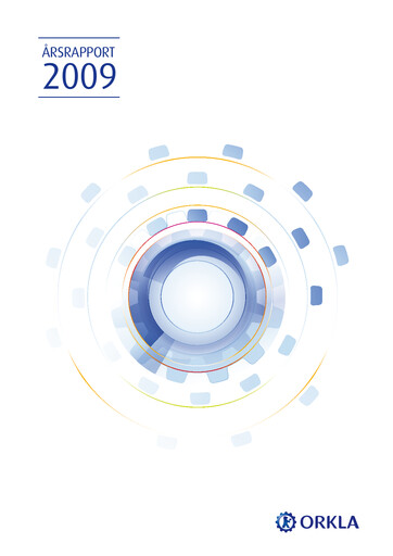 Thumbnail Orkla Annual Report 2009