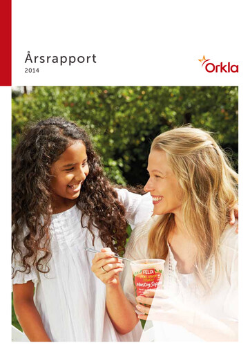 Thumbnail Orkla Annual Report 2014