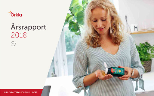 Thumbnail Orkla Annual Report 2018