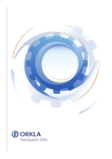 Thumbnail Orkla Quarterly Report 2008-q3