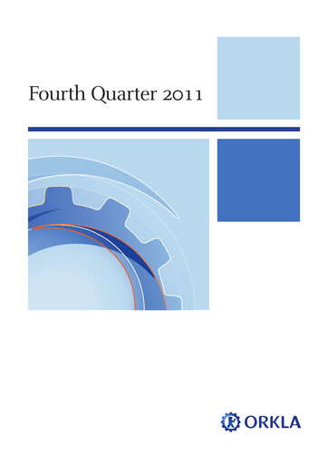 Thumbnail Orkla Quarterly Report 2011-q4