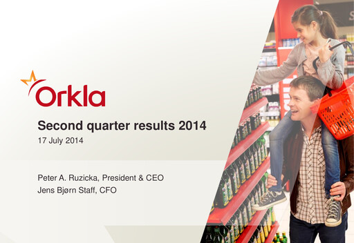 Thumbnail Orkla Quarterly Report 2014-q2