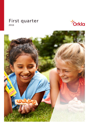 Thumbnail Orkla Quarterly Report 2016-q1