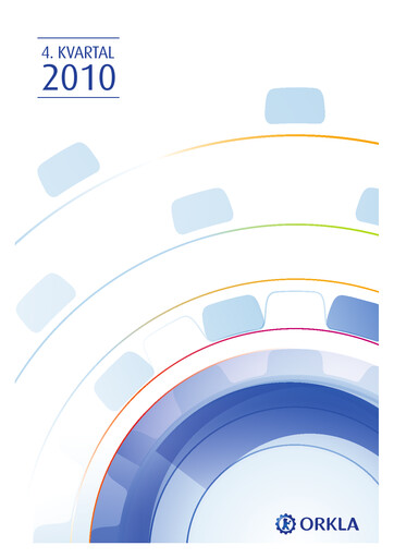 Thumbnail Orkla Quarterly Report 2010-q4
