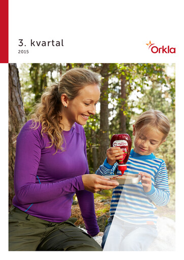 Thumbnail Orkla Quarterly Report 2015-q3
