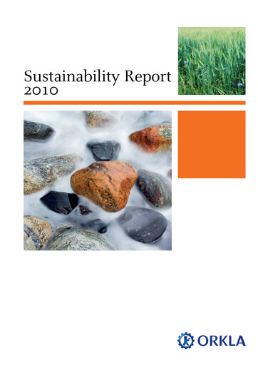 Thumbnail Orkla Sustainability Report 2010