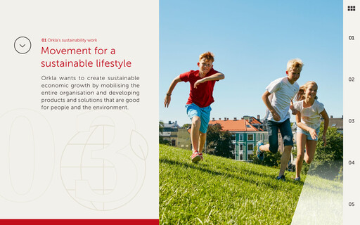 Thumbnail Orkla Sustainability Report 2017