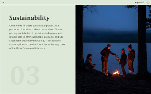 Thumbnail Orkla Sustainability Report 2020