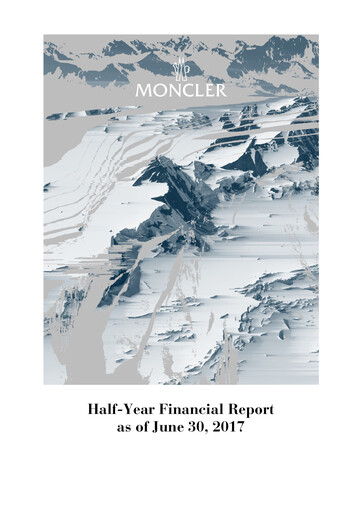 Thumbnail Moncler Half-year Report 2017-h1