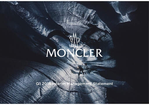 Thumbnail Moncler Quarterly Report 2018-q1