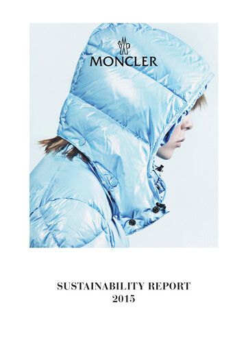 Thumbnail Moncler Sustainability Report 2015