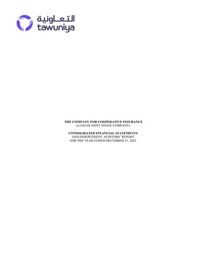 Thumbnail The Company for Cooperative Insurance Financial Statement 2023