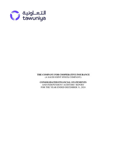 Thumbnail The Company for Cooperative Insurance Financial Statement 2024