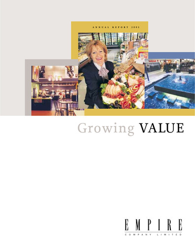 Thumbnail Empire Company Annual Report 2001