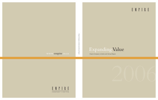 Thumbnail Empire Company Annual Report 2006