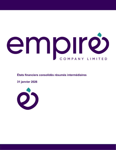 Thumbnail Empire Company Financial Statement 2026-q3