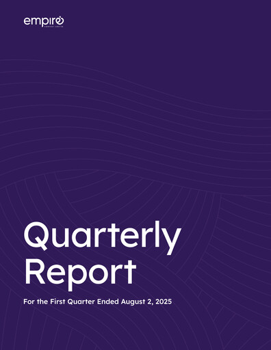 Thumbnail Empire Company Quarterly Report 2026-q1