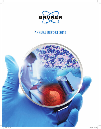 Thumbnail Bruker Annual Report 2015
