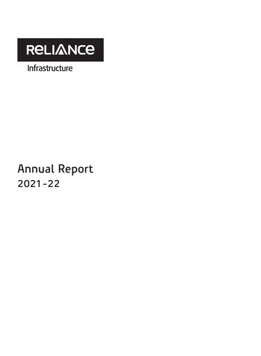 Thumbnail Reliance Infrastructure
 Annual Report 2021-2022