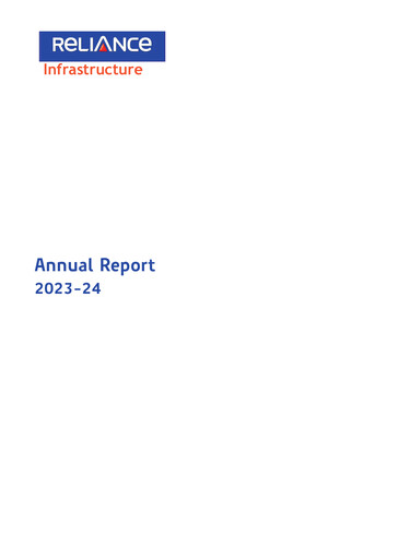 Thumbnail Reliance Infrastructure
 Annual Report 2023-2024