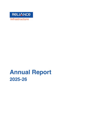 Thumbnail Reliance Infrastructure
 Annual Report 2025-2026
