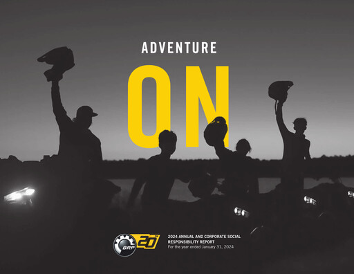Thumbnail Bombardier Recreational Products
 Annual Report 2024