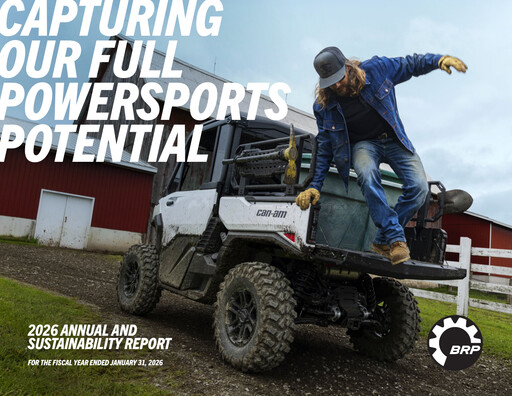 Thumbnail BRP (Bombardier Recreational Products) Annual Report 2026
