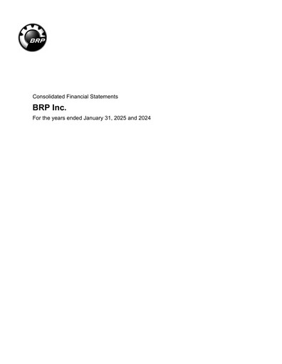 Thumbnail BRP (Bombardier Recreational Products) Financial Statement fy2025