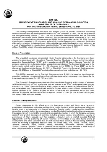 Vorschaubild BRP (Bombardier Recreational Products) Quartalsbericht 2022-q1