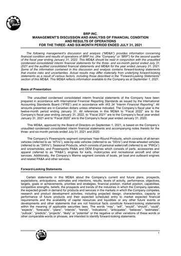 Vorschaubild BRP (Bombardier Recreational Products) Quartalsbericht 2022-q2
