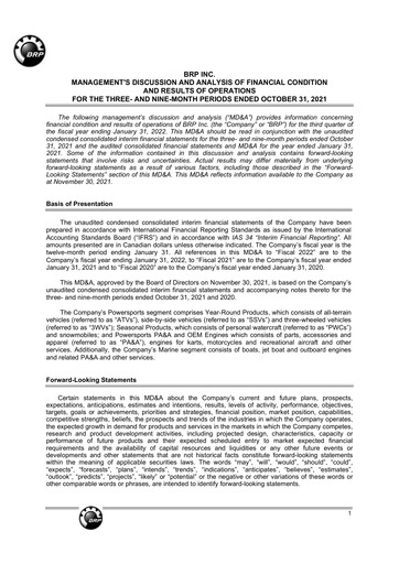 Vorschaubild BRP (Bombardier Recreational Products) Quartalsbericht 2022-q3
