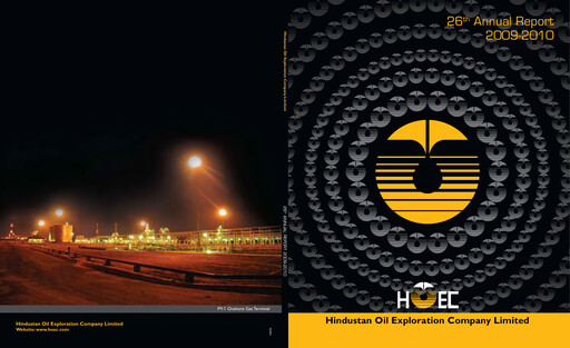 Thumbnail Hindustan Oil Exploration Company Annual Report 2009-2010