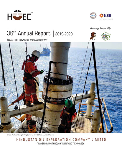 Thumbnail Hindustan Oil Exploration Company Annual Report 2019-2020