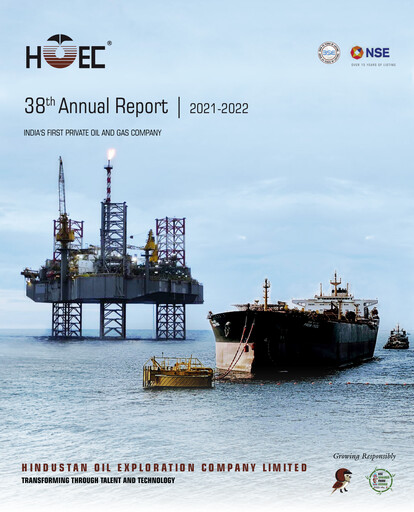 Thumbnail Hindustan Oil Exploration Company Annual Report 2021-2022