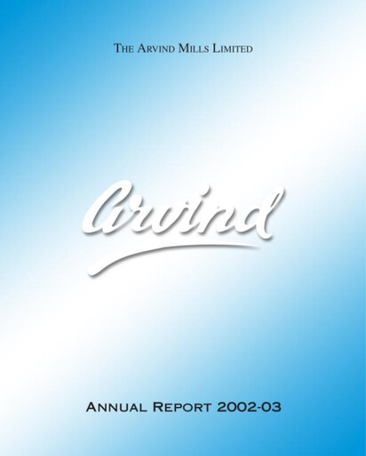 Thumbnail Arvind
 Annual Report 2002-2003