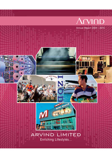 Thumbnail Arvind
 Annual Report 2009-2010