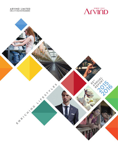 Thumbnail Arvind
 Annual Report 2015-2016