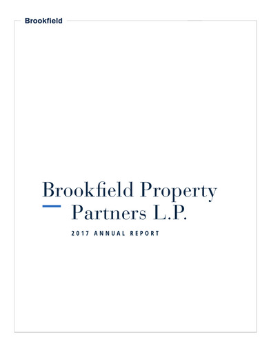 Thumbnail Brookfield Property Partners
 Annual Report 2017