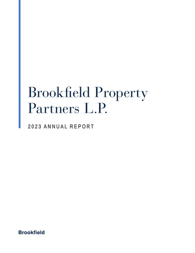 Thumbnail Brookfield Property Partners
 Annual Report 2023