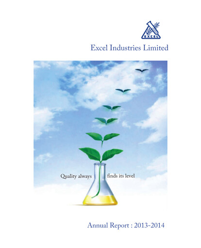 Thumbnail Excel Industries Annual Report 2013-2014