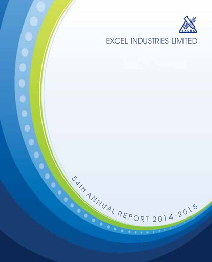 Thumbnail Excel Industries Annual Report 2014-2015