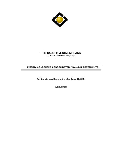 Thumbnail Saudi Investment Bank Financial Statement 2014-h1