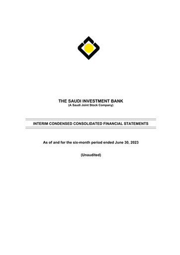 Thumbnail Saudi Investment Bank Financial Statement 2023-h1