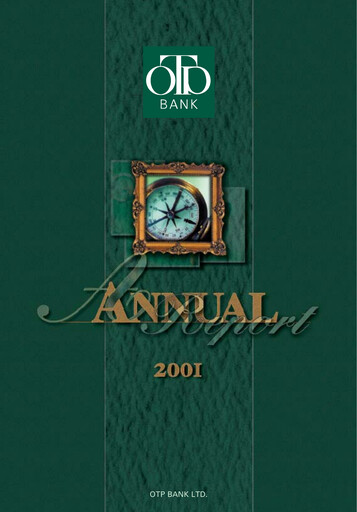 Thumbnail OTP Bank
 Annual Report 2001