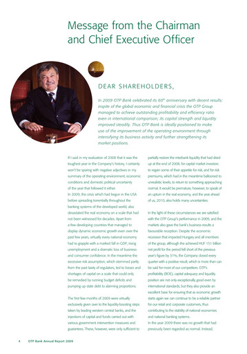 Thumbnail OTP Bank
 Annual Report 2009