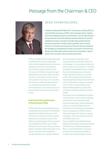 Thumbnail OTP Bank
 Annual Report 2024