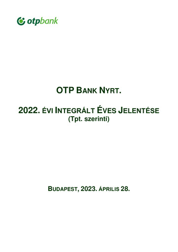Thumbnail OTP Bank
 Annual Report 2022